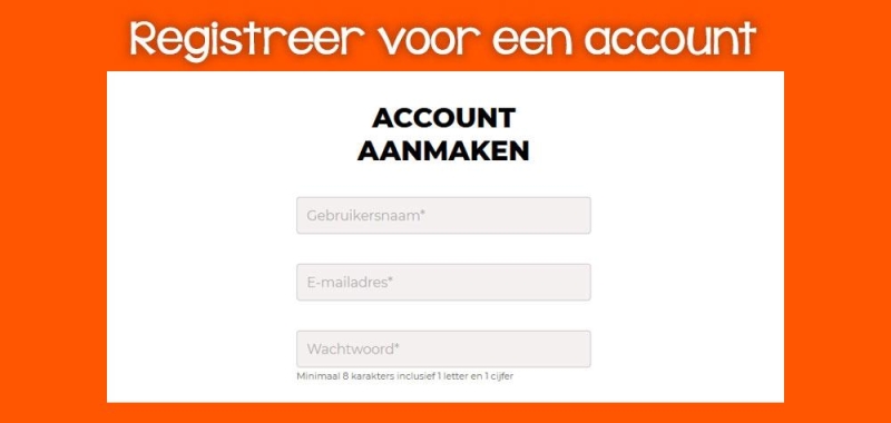 Maak een account aan bij het legale online casino