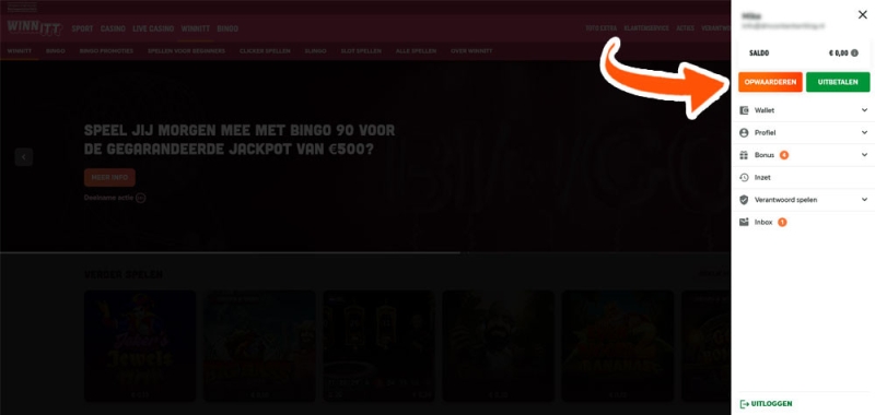 Opwaarderen bij Winn Itt