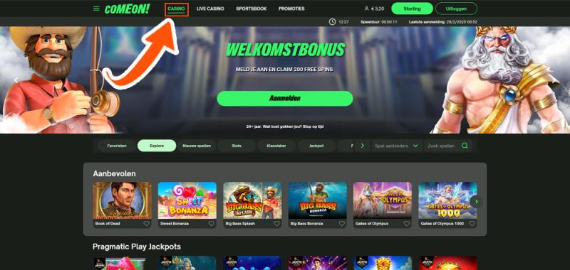 Spelen bij ComeOn Casino