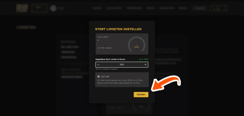 Stort limiet bij Fair Play Casino