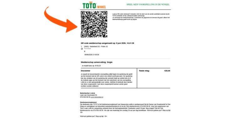 Maak een QR-code aan en laat deze scannen bij een verkooppunt van TOTO Winkel om te kunnen betalen