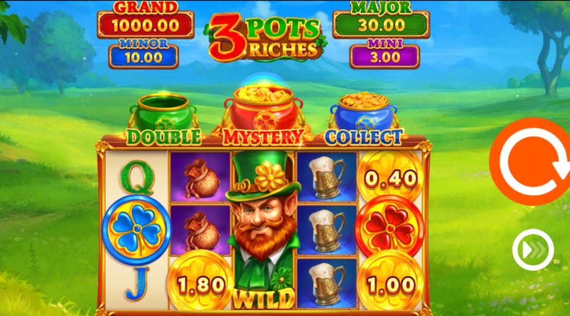 Speelveld van het spel 2 Pots Riches Hold and Win