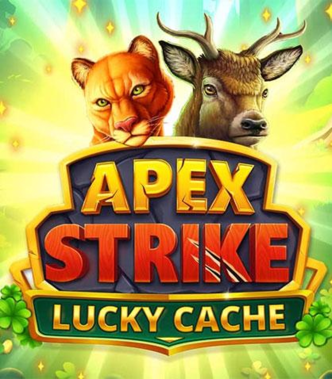 Logo van Apex Strike Lucky Cache voor de videoslot review