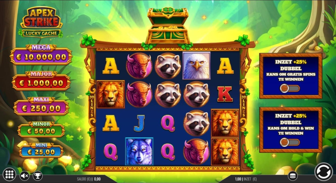 Screenshot videoslot Apex Strike Lucky Cache online