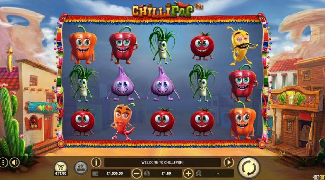 Chilipop Betsoft speelveld