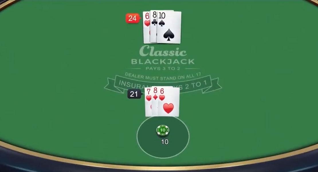 Spelverloop van Classic Blackjack