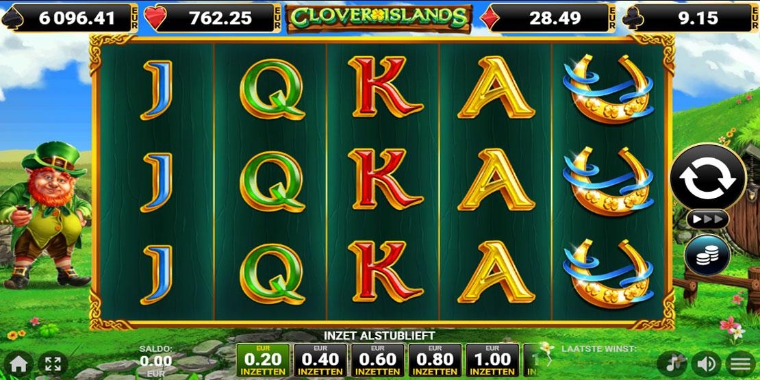 Speelveld van de Clover Islands slot