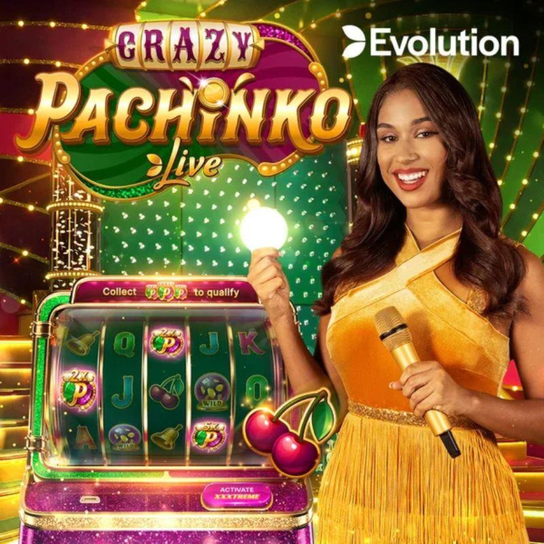 Crazy Pachinko logo van Evolution