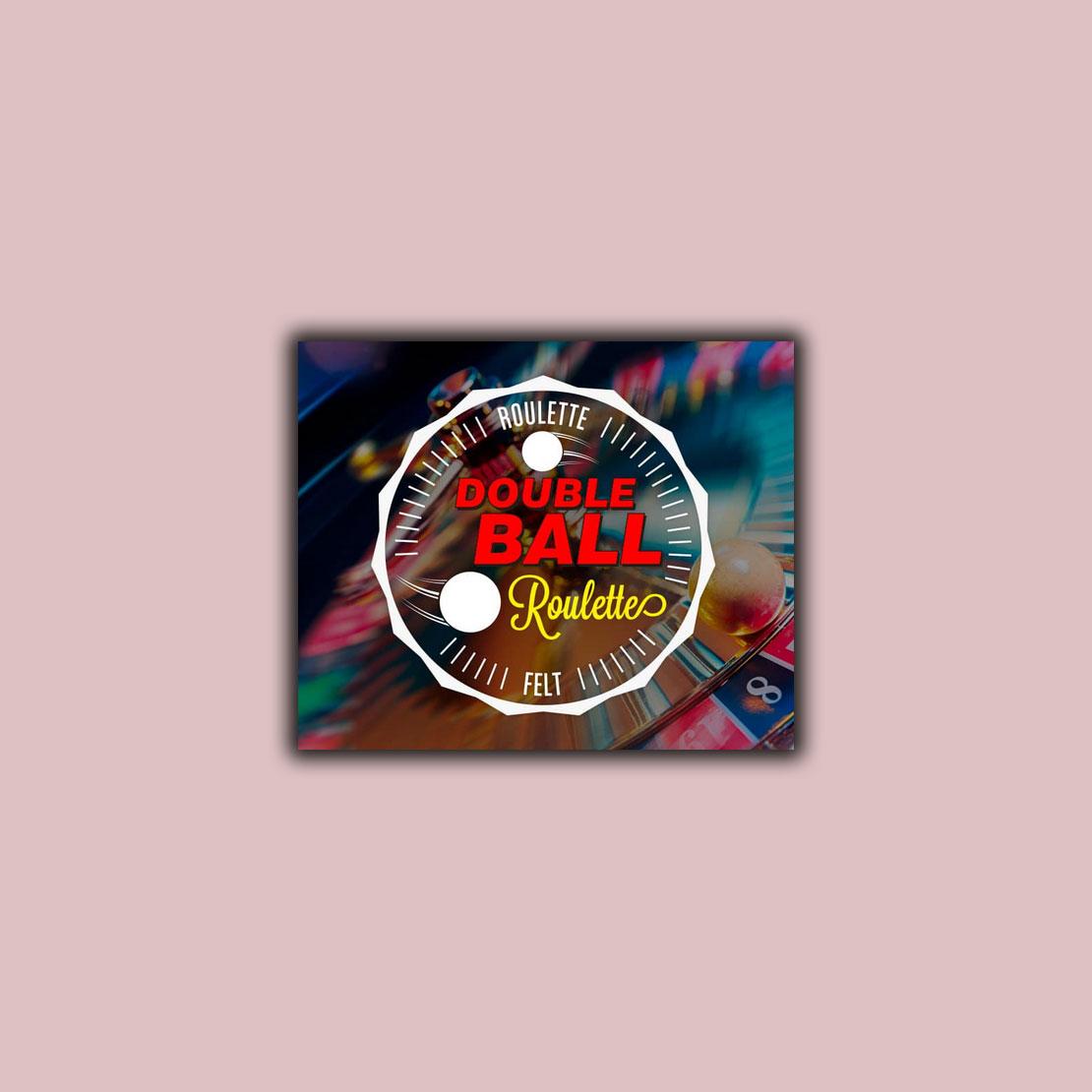 Logo van Double Ball Roulette van Felt Gaming