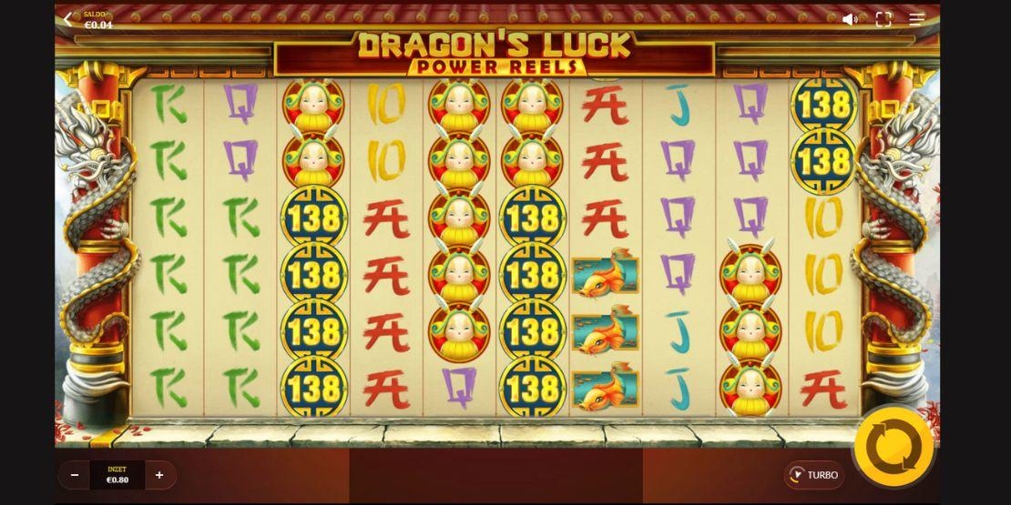 Dragon's luck Power Reels speelveld