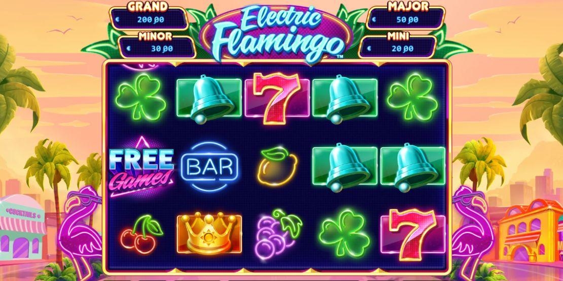 Electric Flamingo speelveld