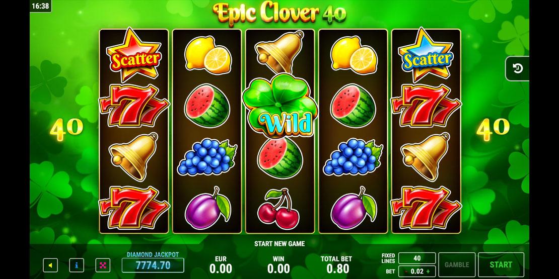 Speelveld van Epic Clover 40