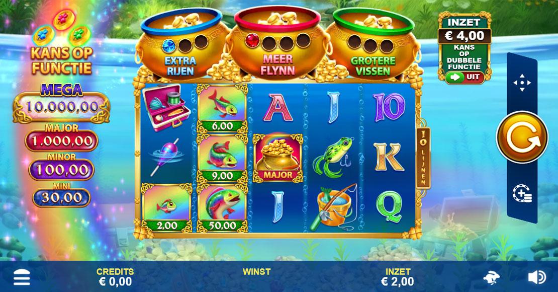 Speelveld van Fishin' Triple Pots of Gold Power Combo