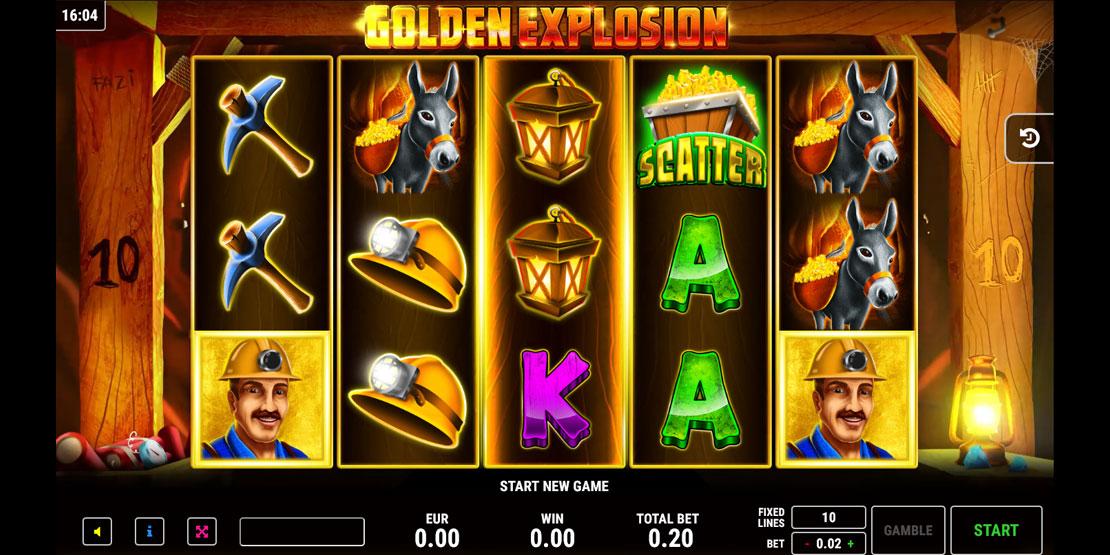 Speelveld van Golden Explosion