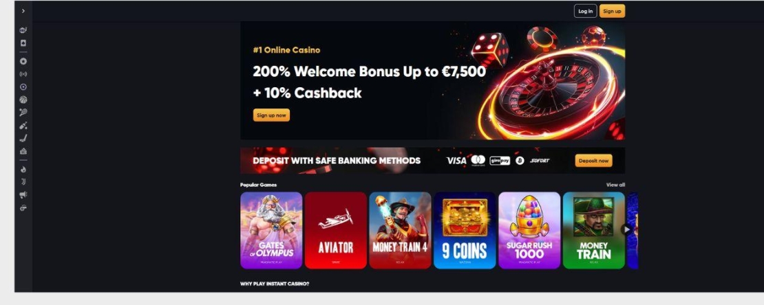 Homepage instant Casino