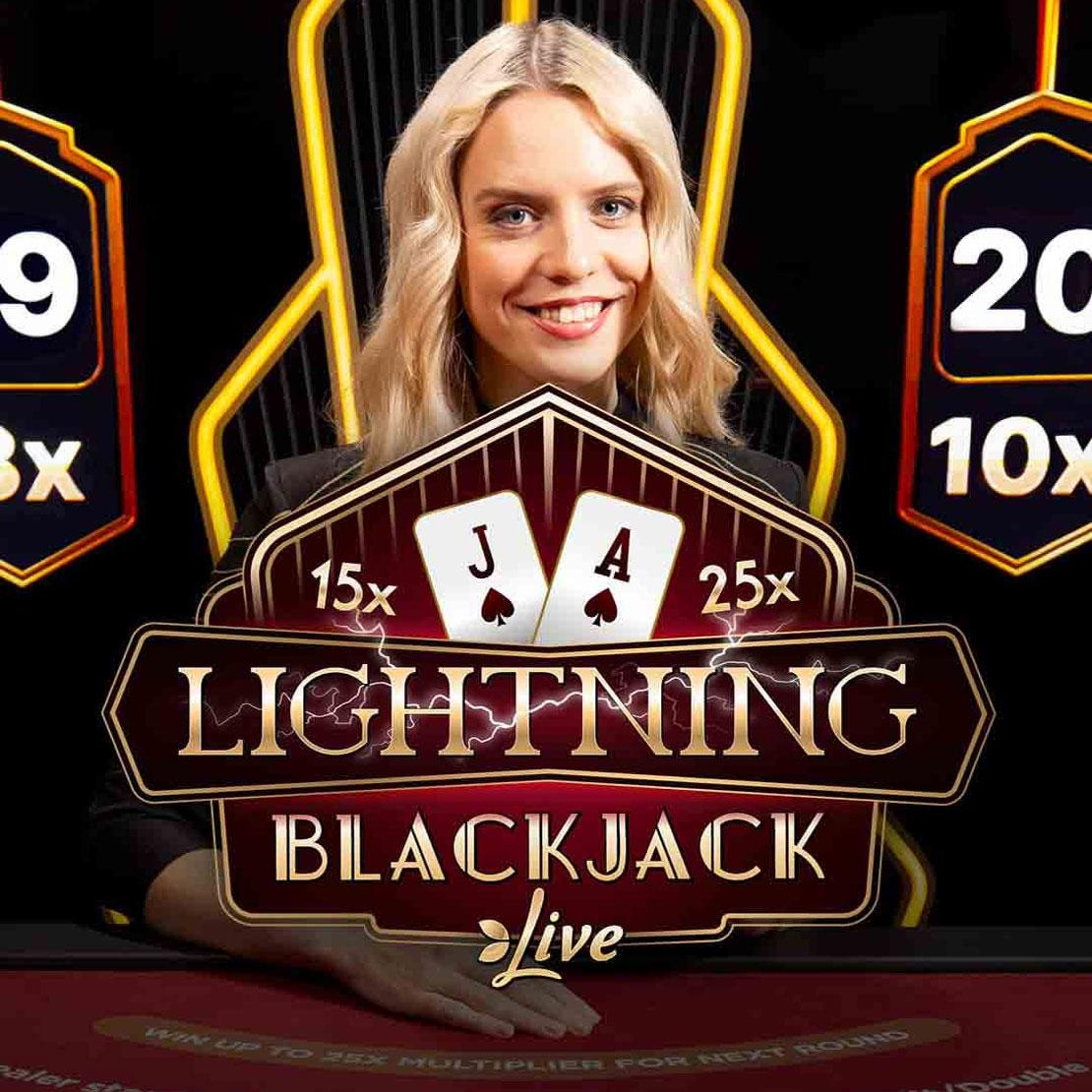 Logo van Lightning Blackjack