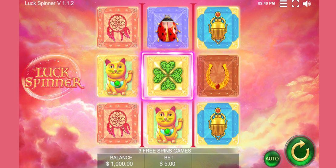 Luck Spinner speelscherm