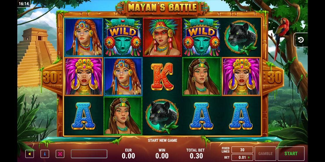Speelveld van Mayan's Battle