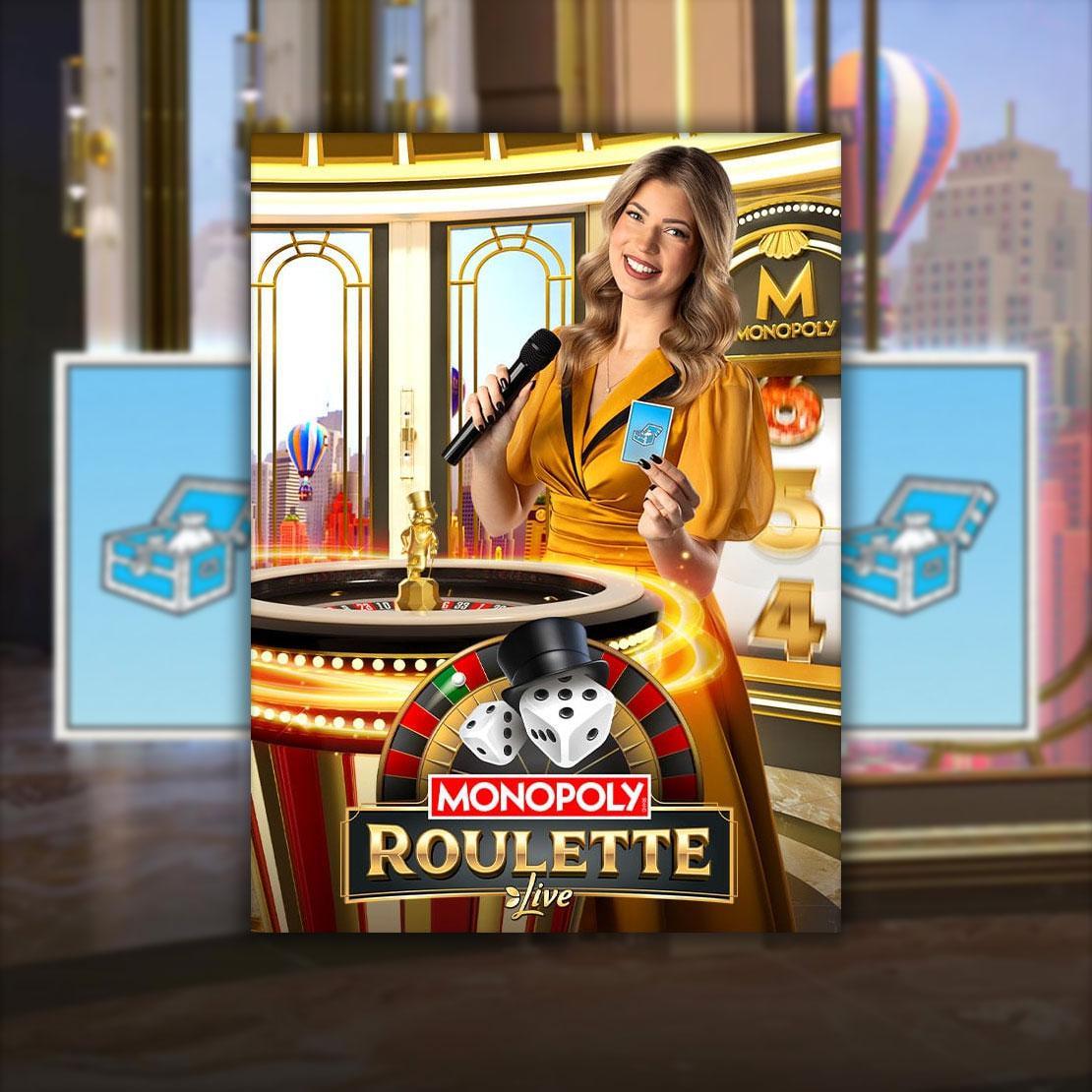 Logo van Monopoly Roulette Live