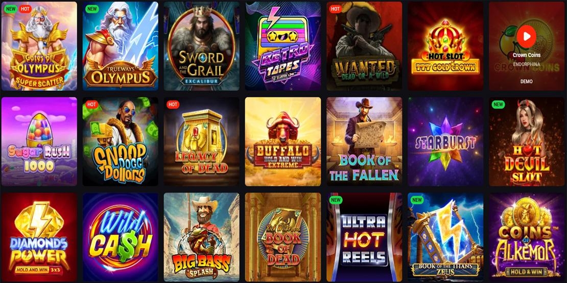 Spelaanbod van N1 Casino