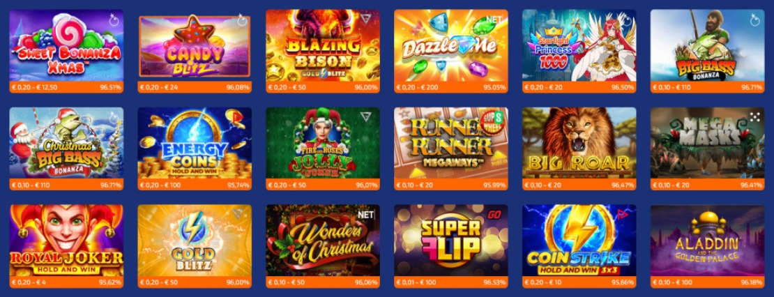 Populairste casino spellen van Betnation online