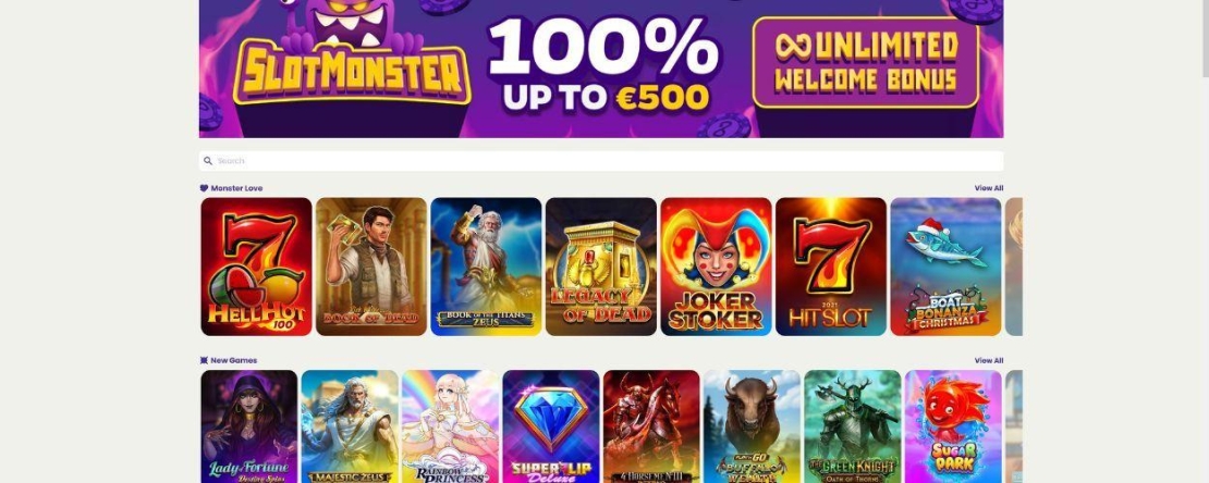 Slotmonster homepage online casino