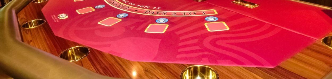 Speeltafel blackjack met hoge inzetten
