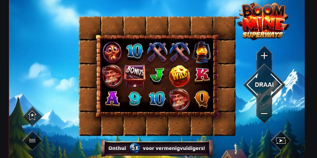Speelveld Boom Mine SuperWays