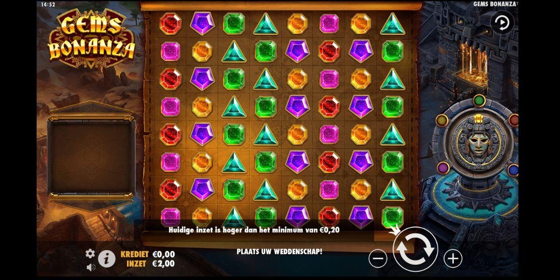 Speelveld Gems Bonanza