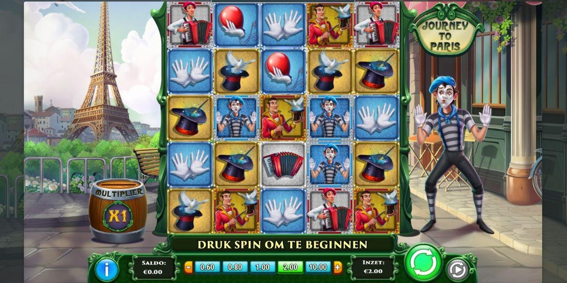 Speelveld Journey to Paris