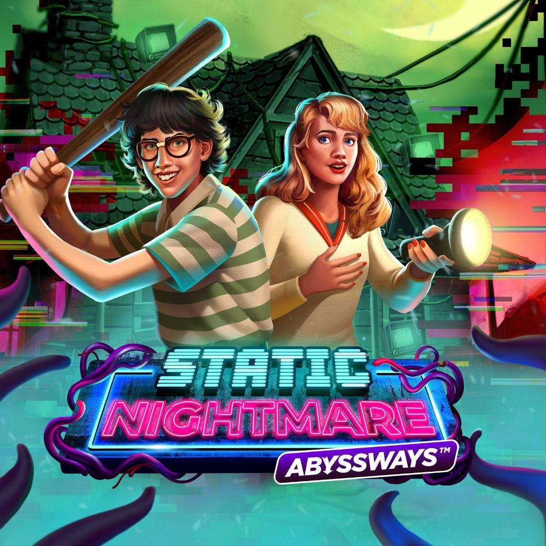 Spellogo van de slotgame Static Nightmare Abyssways