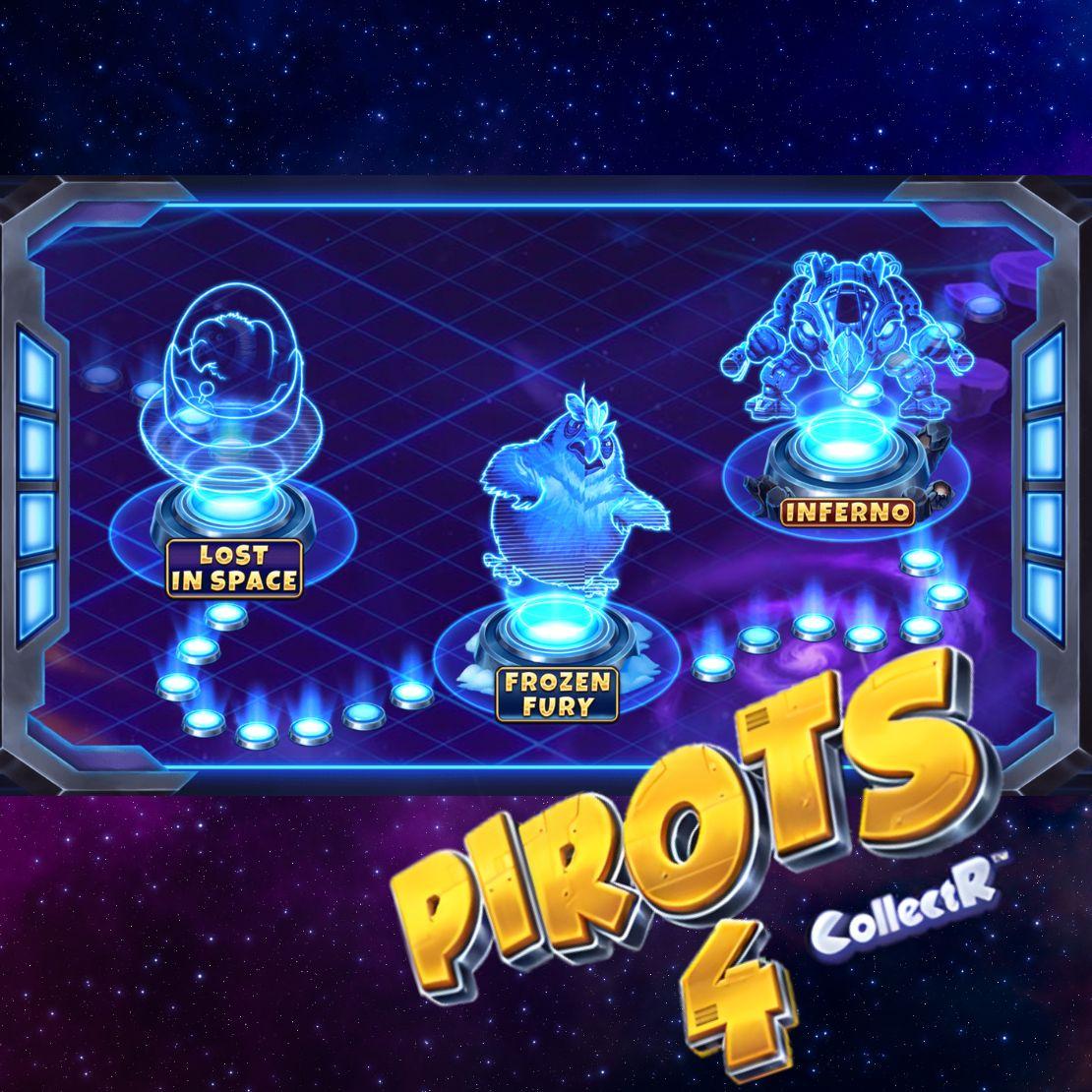 Spellogo van de videoslot Pirots 4