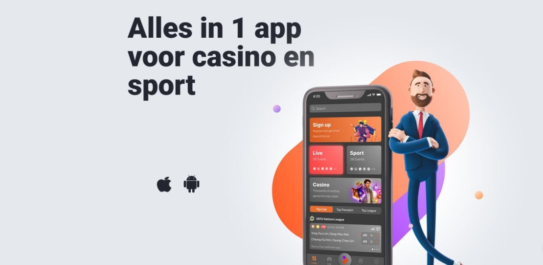 NL app voor Tonybet casino en sport