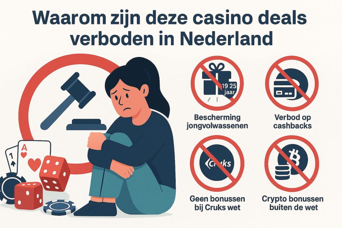 Waarom zijn bepaalde casino deals verboden in Nederland?