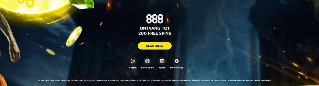 Welkomstbonus bij 888