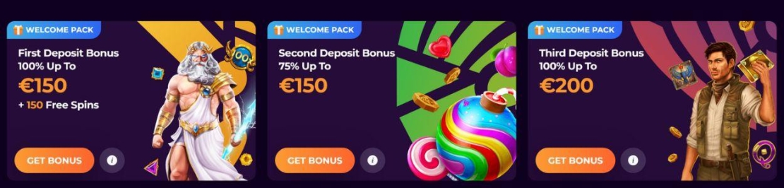 Welkomstbonus bij Dux Casino