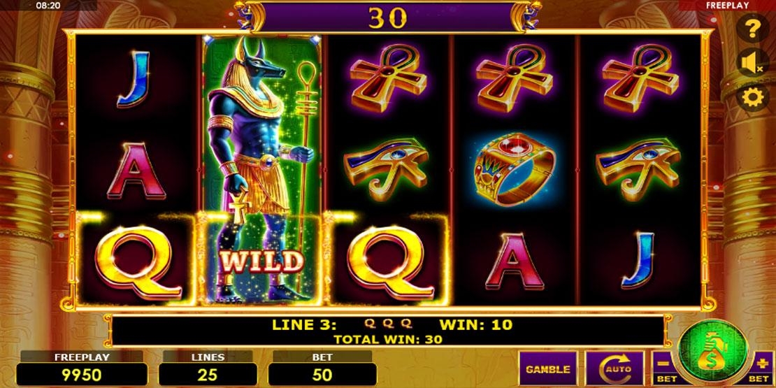 Speelveld van de Wild Hearts gokkast