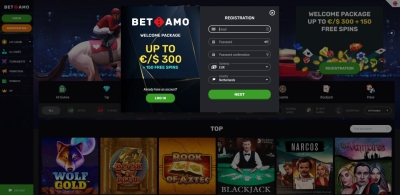 Screenshot BetAmo
