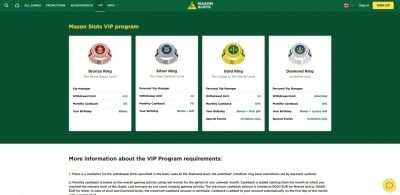 Mason Slots Vip